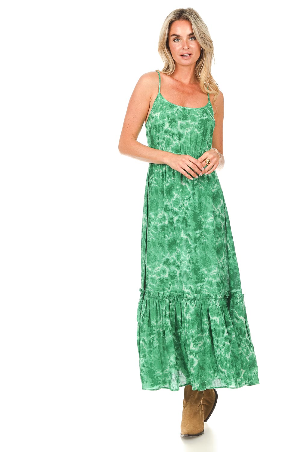 Tie-dye maxi dress Uno | green... | Lollys Laundry | Little Soho Tie-dye maxi dress Uno | green... | Lollys Laundry | Little Soho