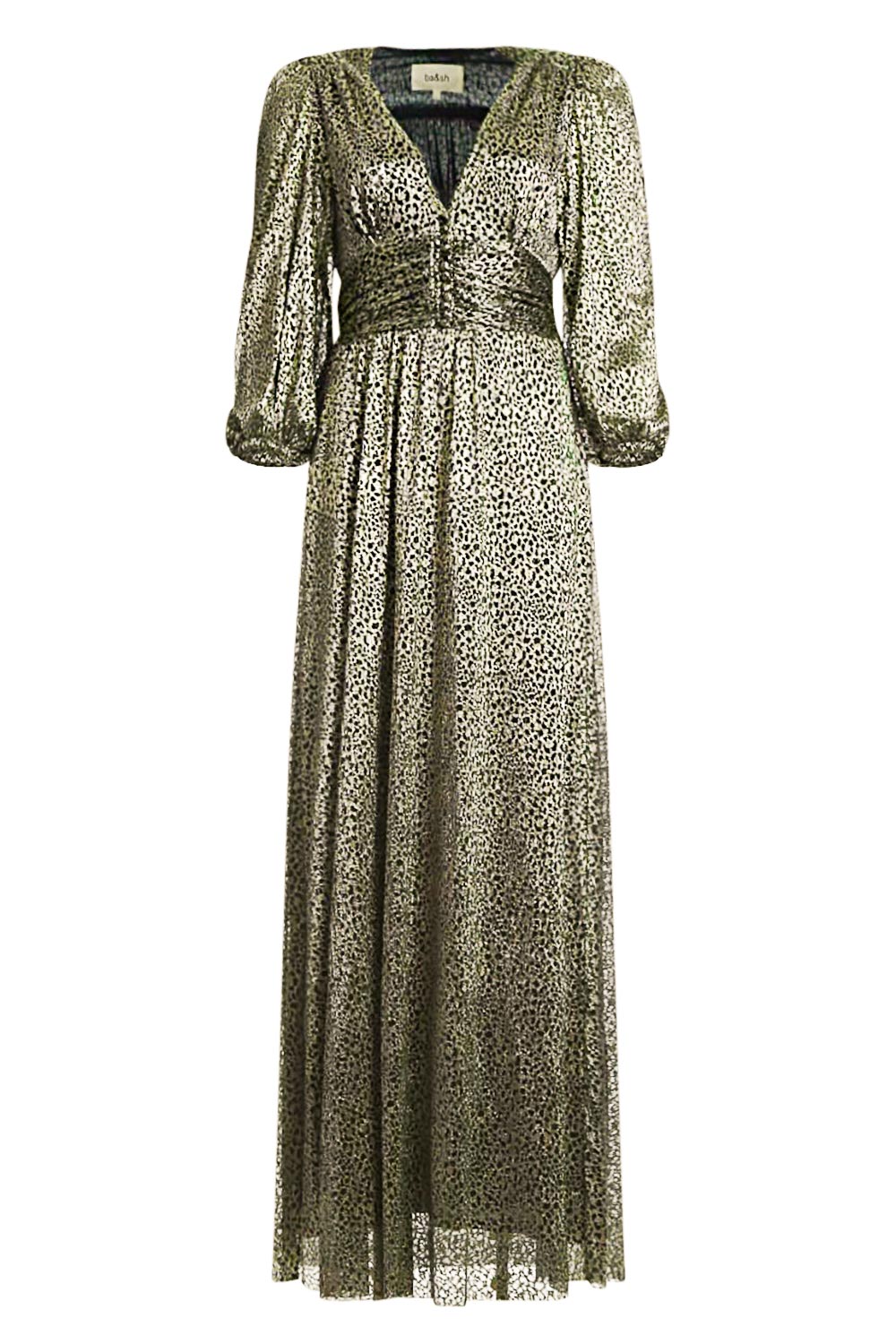 long sleeve metallic dress Long Sleeve Illusion Sequin Gown 0 / Navy Multi