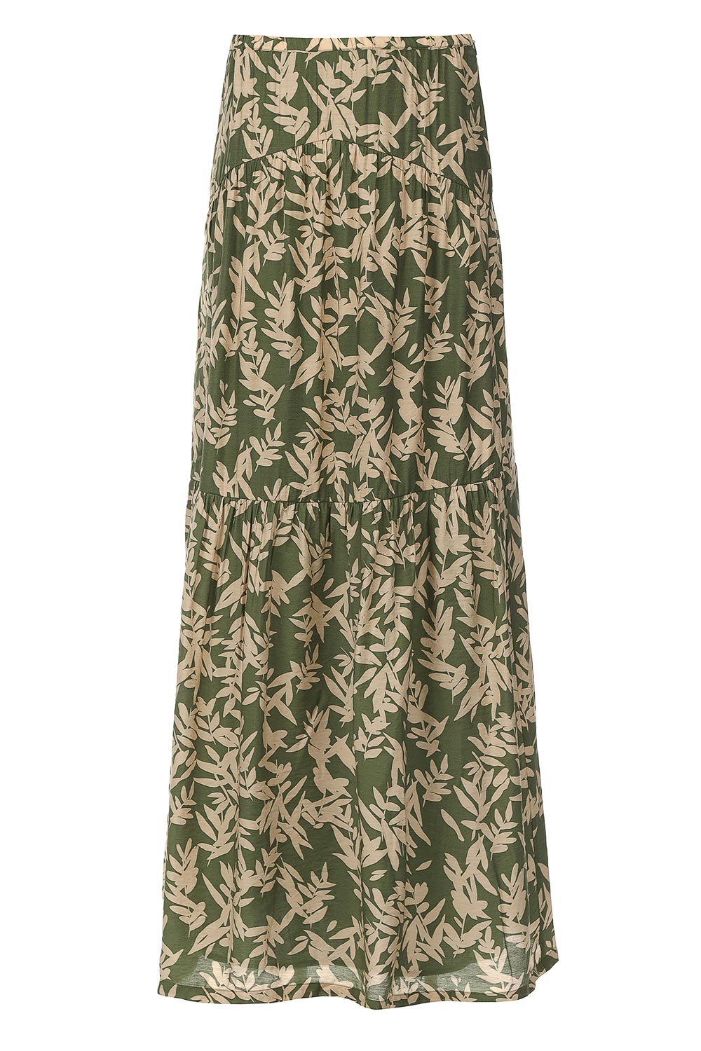 EMOTTOS Rok voor dames, zomer, boho-rok, lange hoge taille, elastische