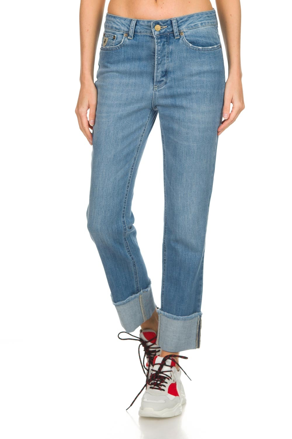 Angel of Style Jeans met omslag aan de pijpzoom | Meyer Mode