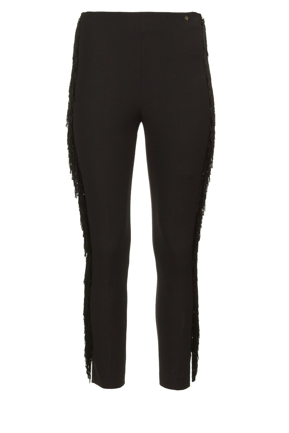 Broek met franjes Label | zwart | Kocca | Little Soho