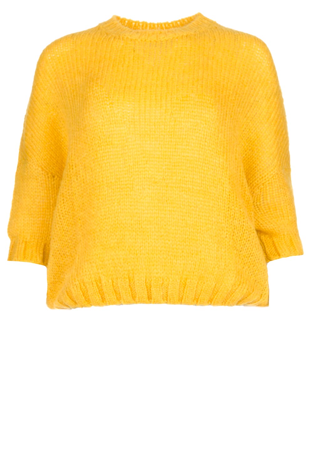 Gebreide trui Babette | geel | Be Pure | Little Soho Gebreide trui Lucia | geel | Set | Little Soho
