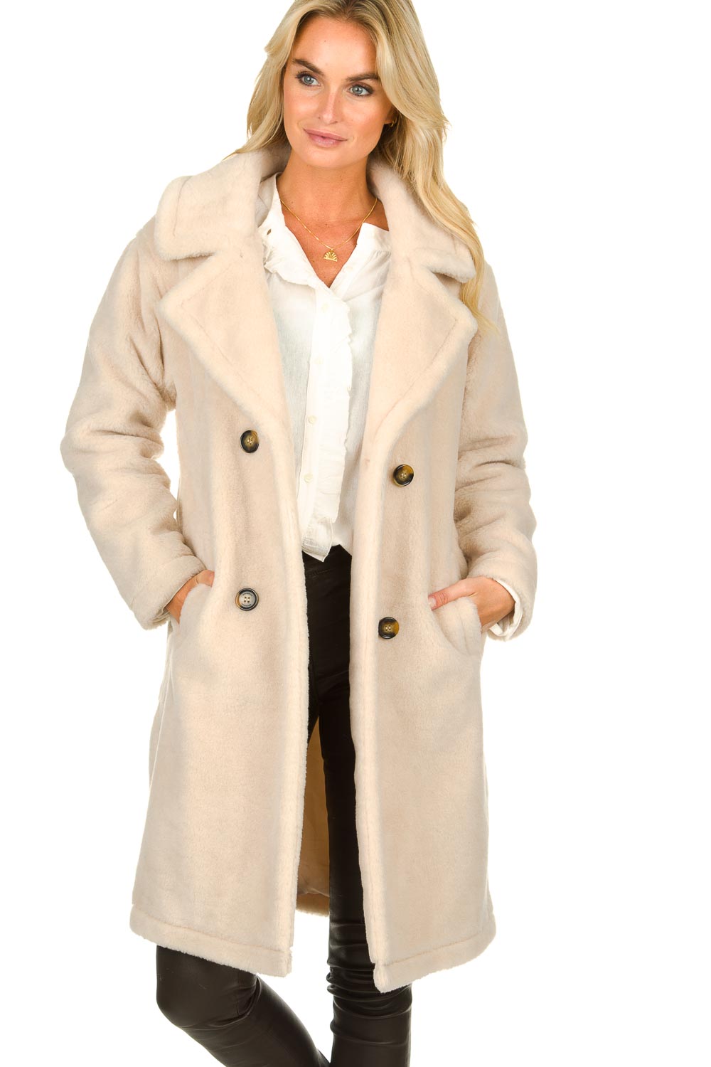 Teddy coat Amazing | beige | OAKWOOD 