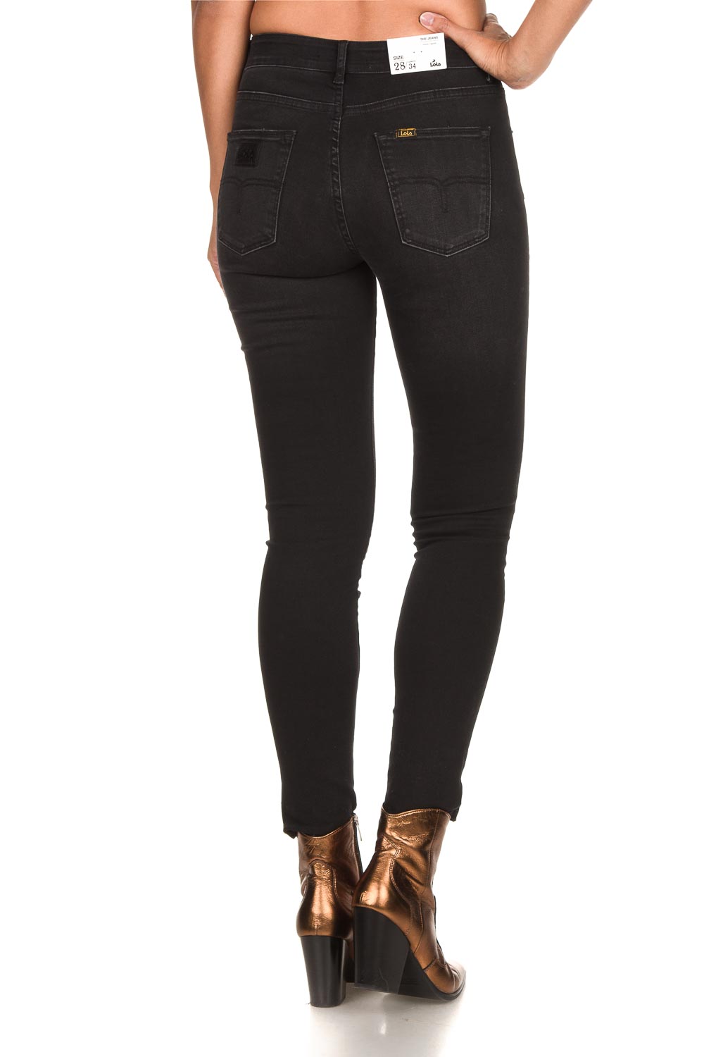 Skinny high waist jeans Celia | black | Lois Jeans | Little Soho