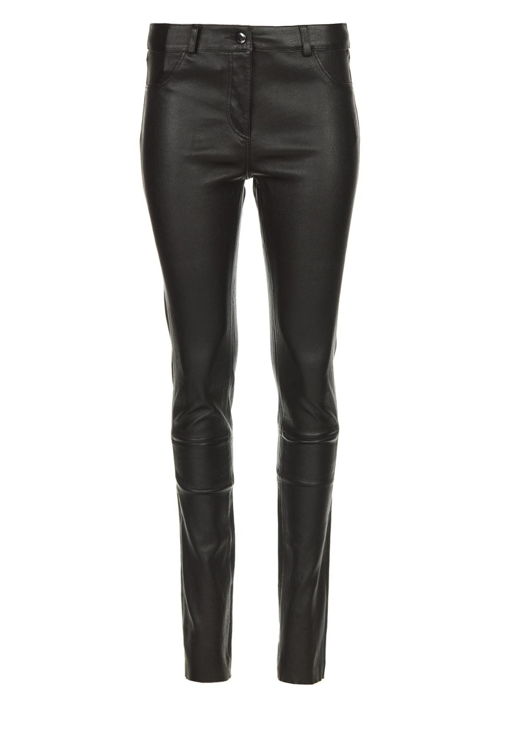 Leather stretch pants Brandice | black 