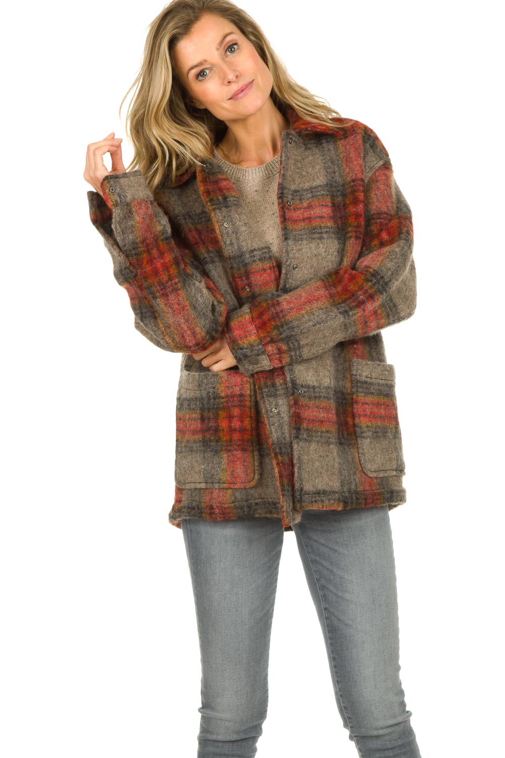 Oversized jas Zalirow grijs... American Vintage Little Soho