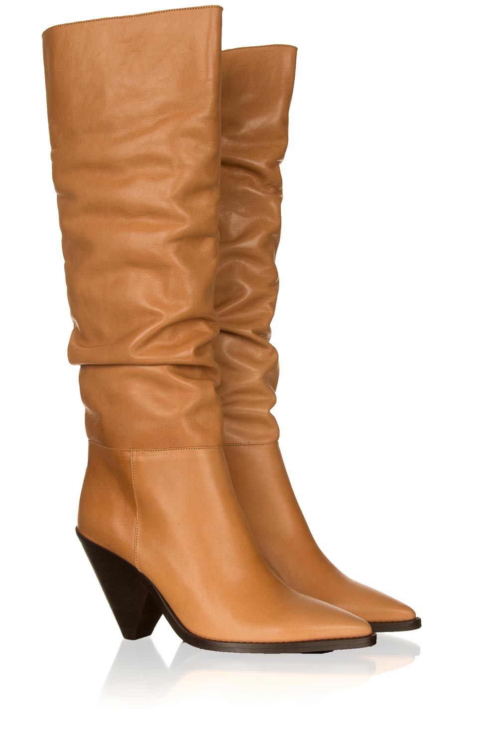 Leren afzaklaarzen Elisio| camel | Toral | Little Soho