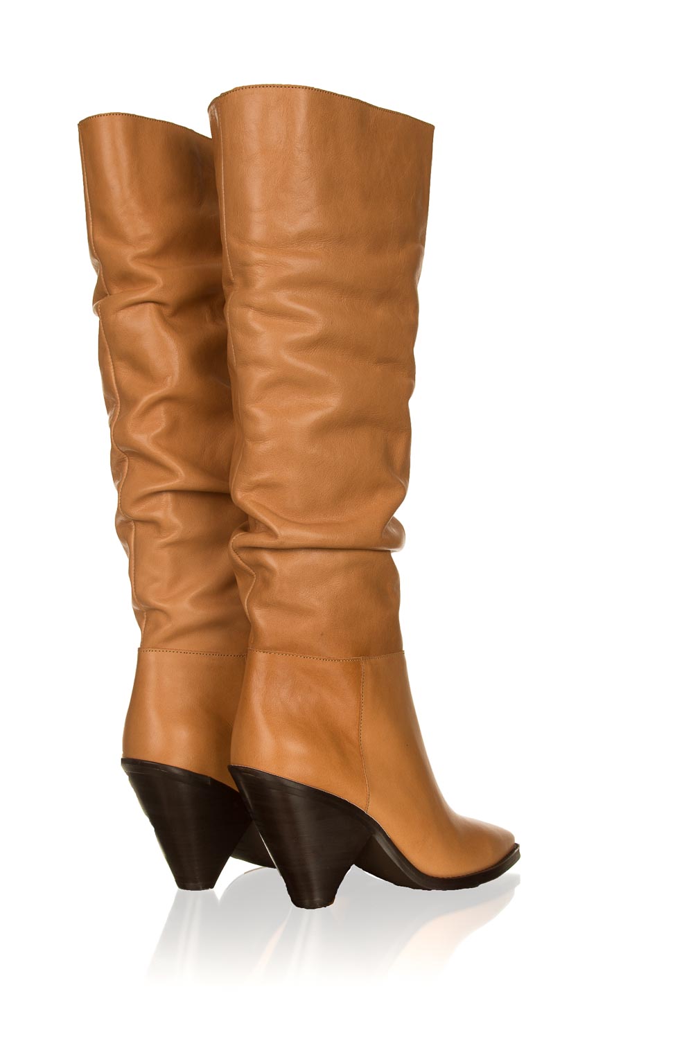 Leren afzaklaarzen Elisio| camel | Toral | Little Soho