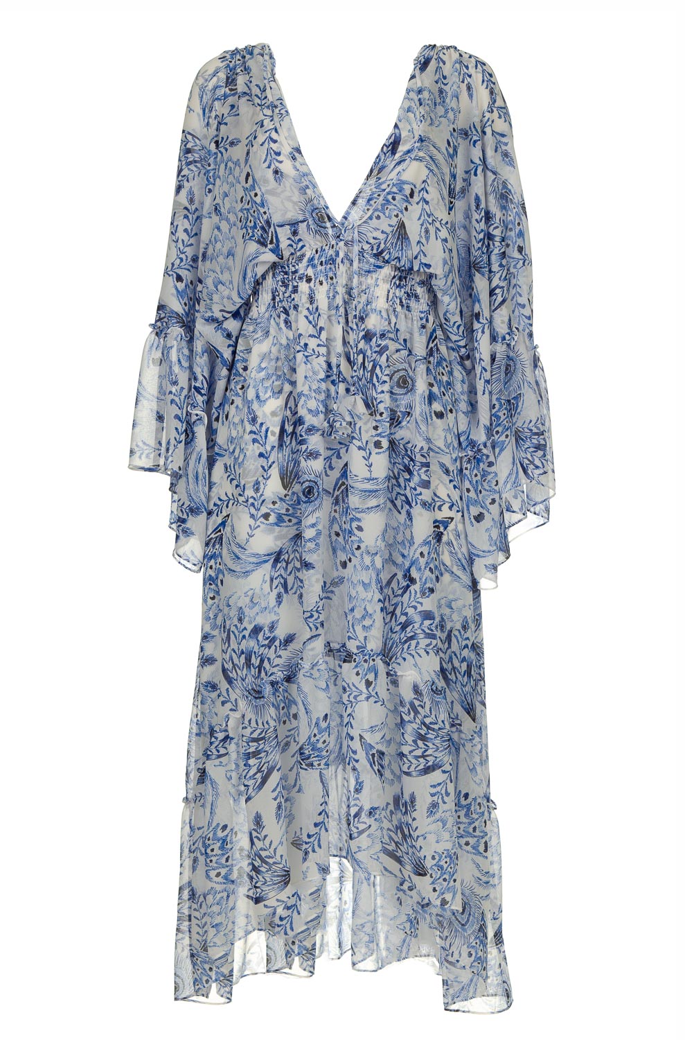 Butterfly sleeve midi dress Clearance