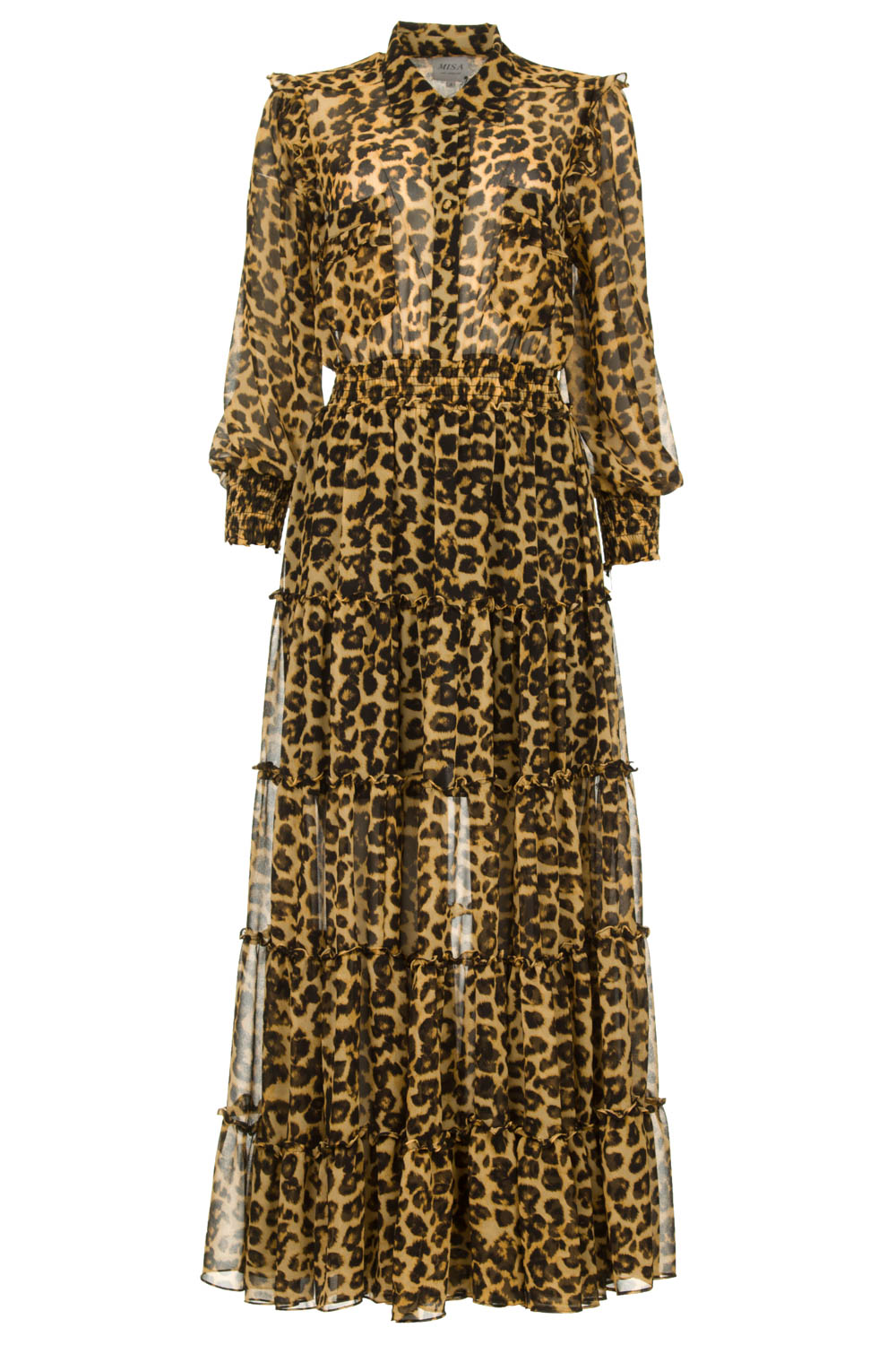 Maxi jurk 2025 luipaardprint