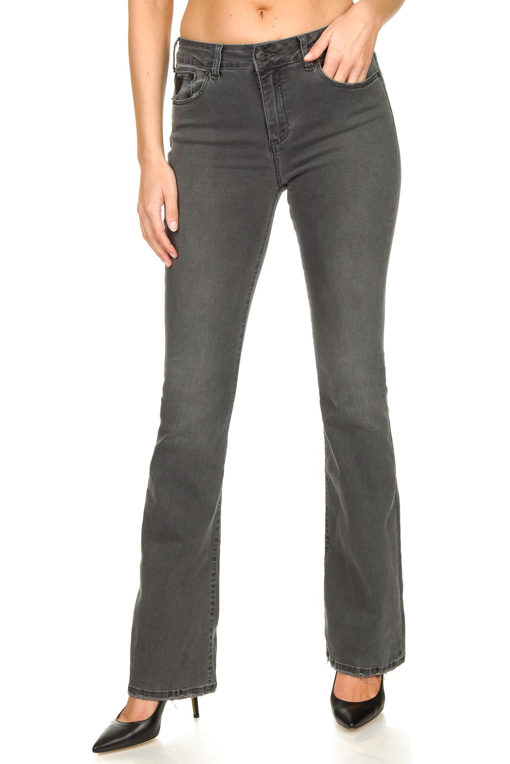 Low waist dames flared jeans | KLEDING.nl