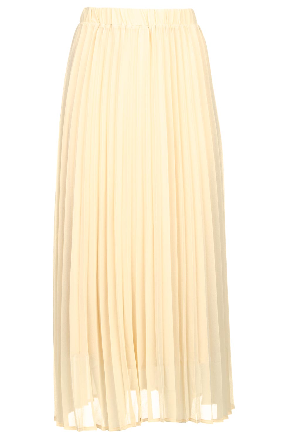 Beige sales pleated skirt