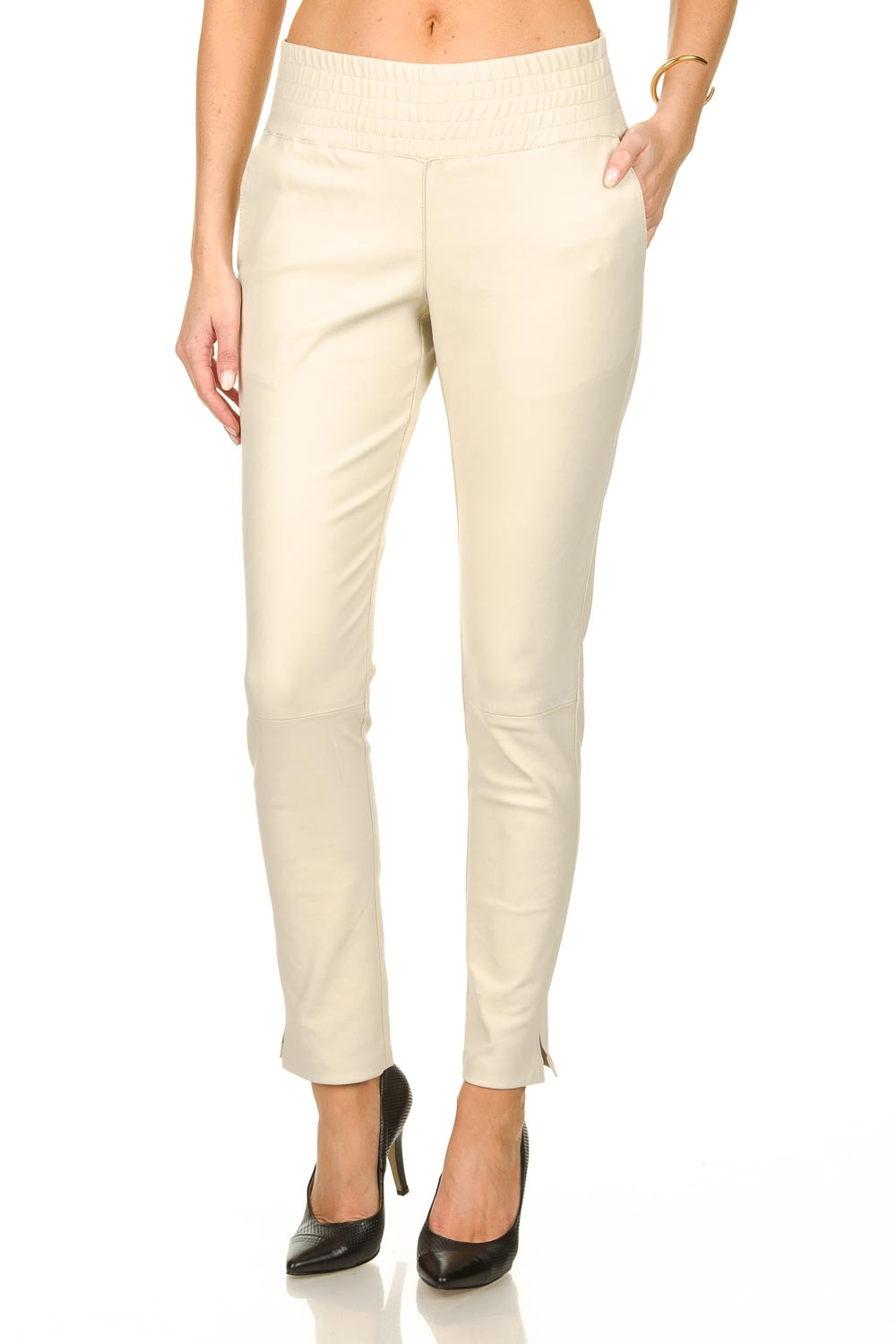 witte leren broek – Smits Studio