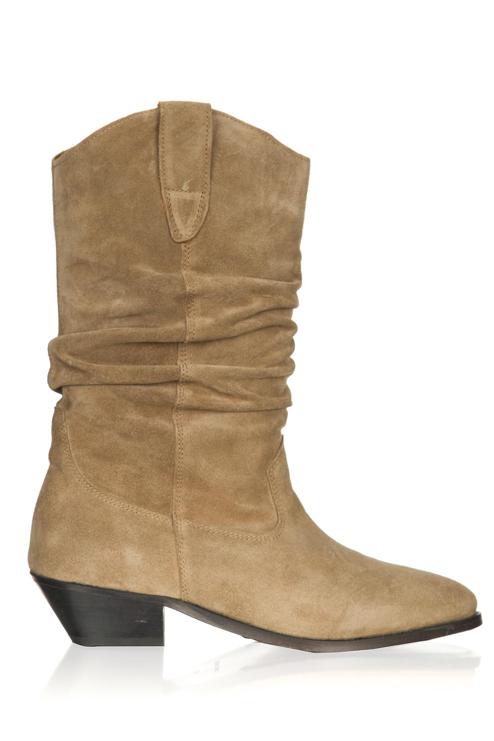 Suede laars Aba | beige | Catarina Martins | Little Soho