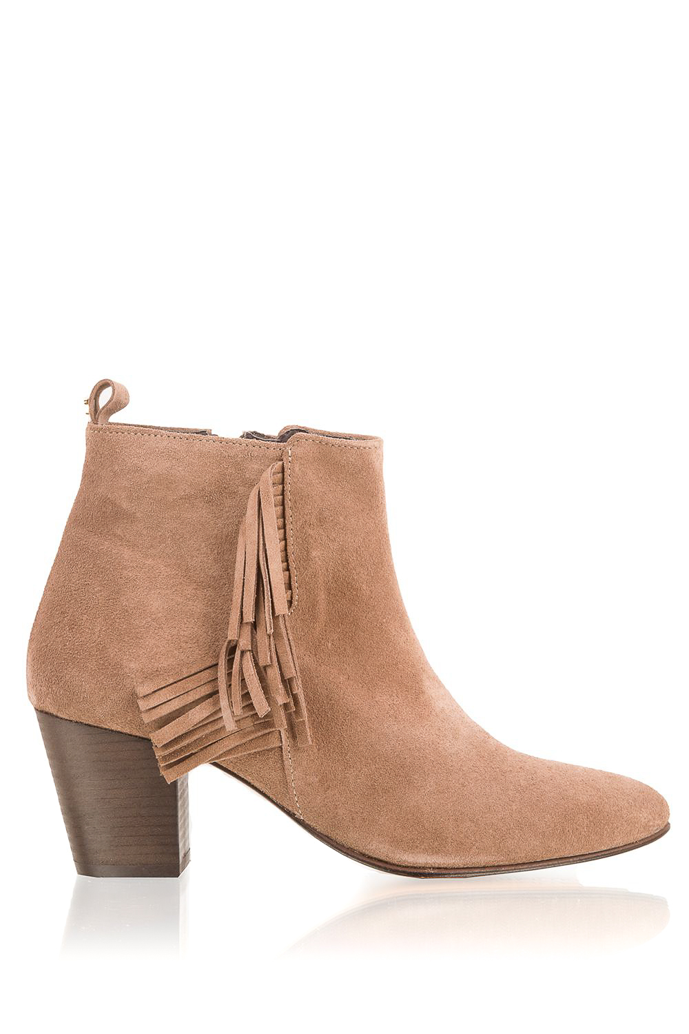 Suède enkellaarsjes Lilly High | bruin Suède enkellaarsjes Lilly High | bruin