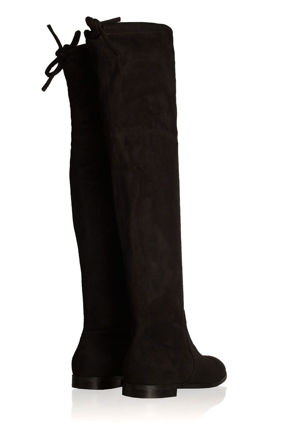 Faux suede boots Julie | black | Maluo | Little Soho Faux suède laarzen Julie | zwart | Maluo | Little Soho
