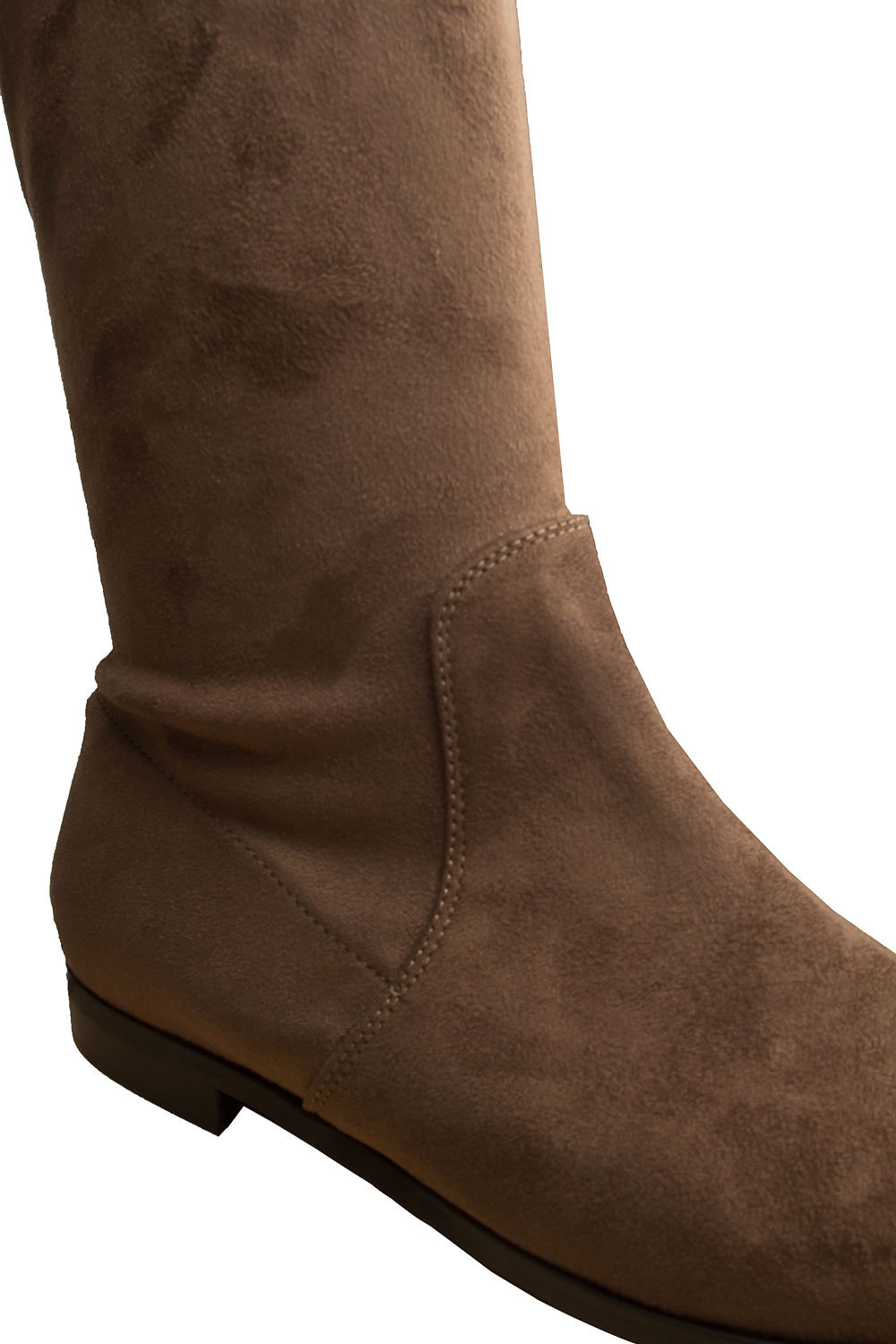 Faux suède laarzen Julie | taupe | Maluo | Little Soho Faux suède laarzen Julie | zwart | Maluo | Little Soho