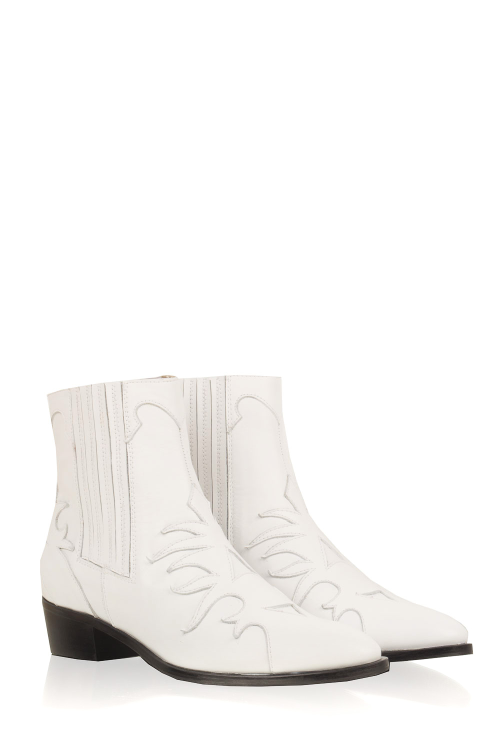 Enkellaarzen Dulcea | Wit | Toral | Little Soho