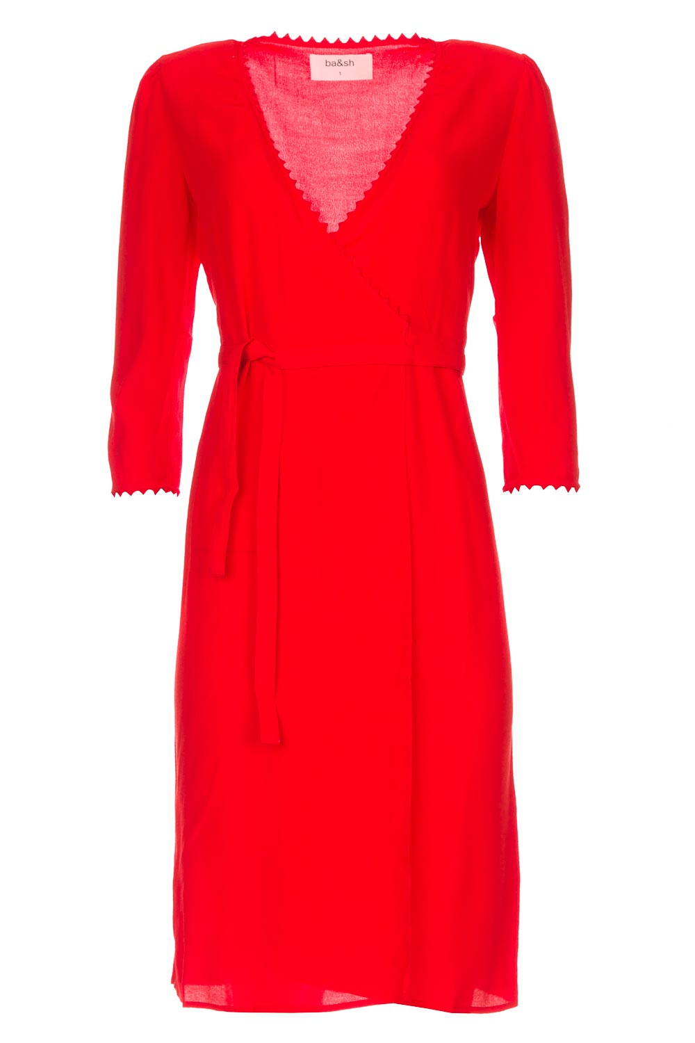Wrap dress Copper | red... | ba☀sh ...