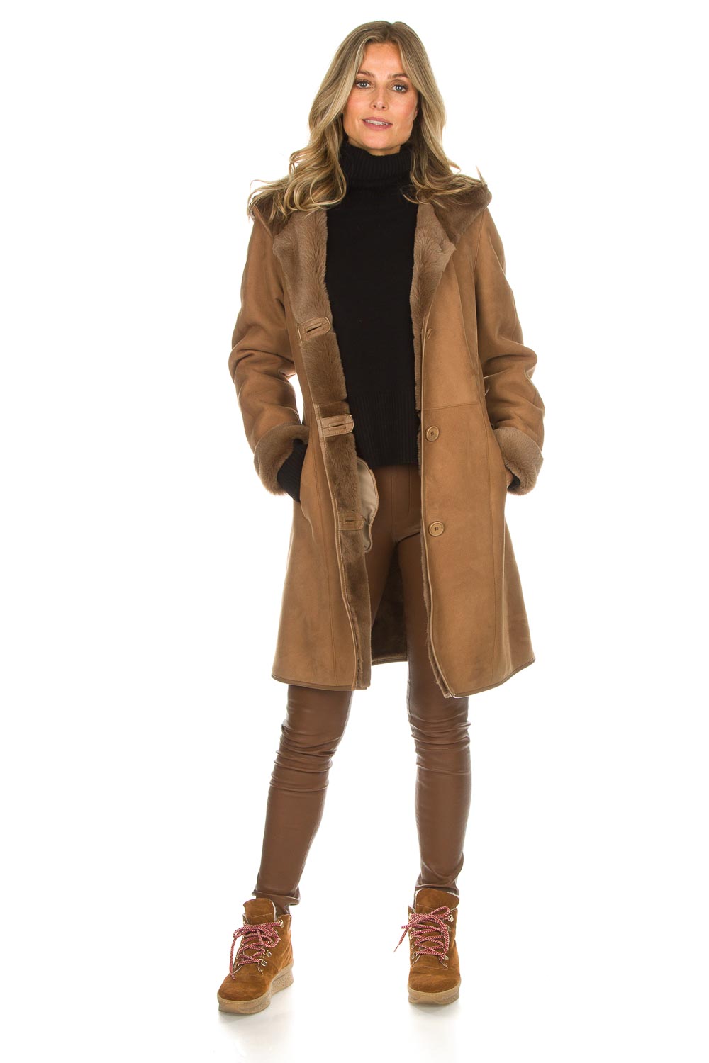 Lammy coat Posh | camel | Arma 