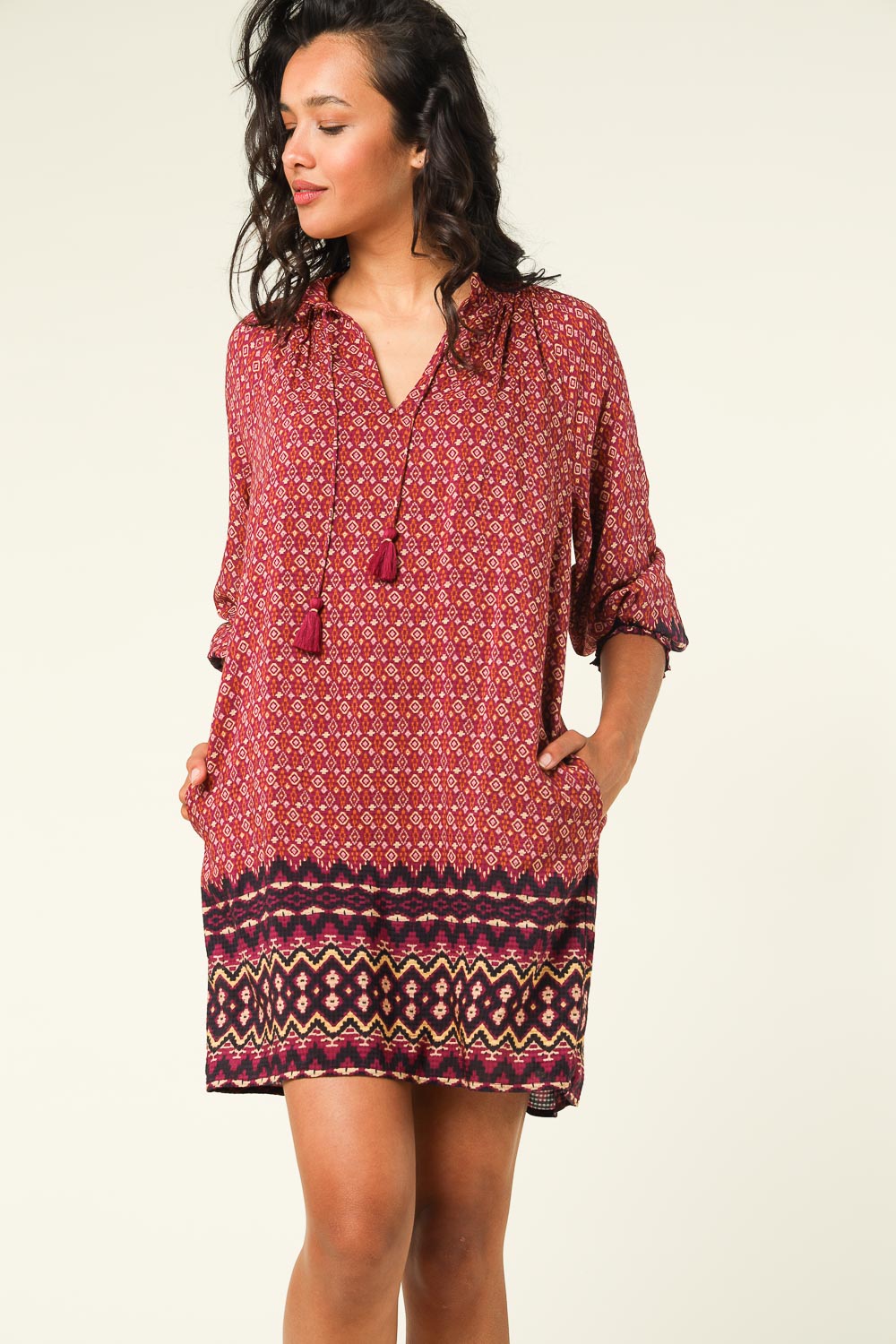 Printed dress Abigaelle | pink... | Vanessa Bruno | Little Soho
