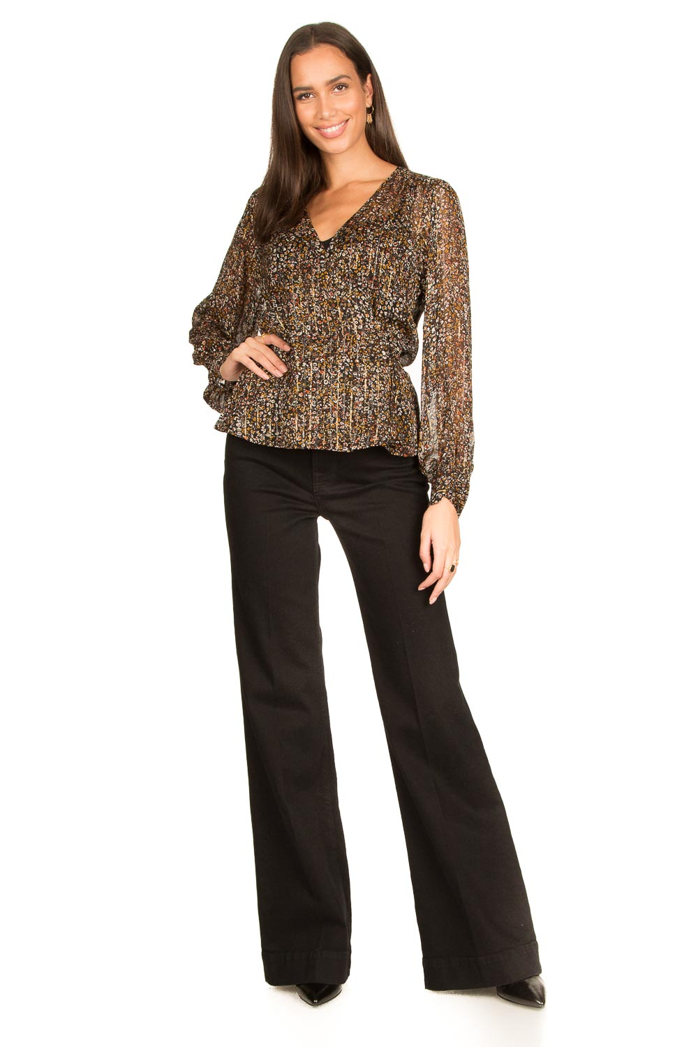 Look Lurex blouse Rebecca