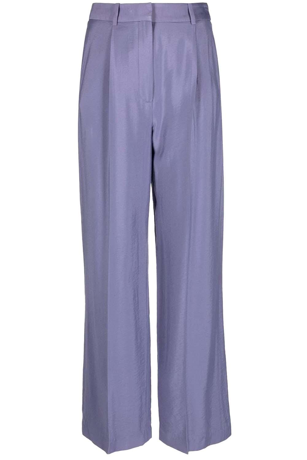 Double pleated trousers Healy purple. ba sh Little Soho