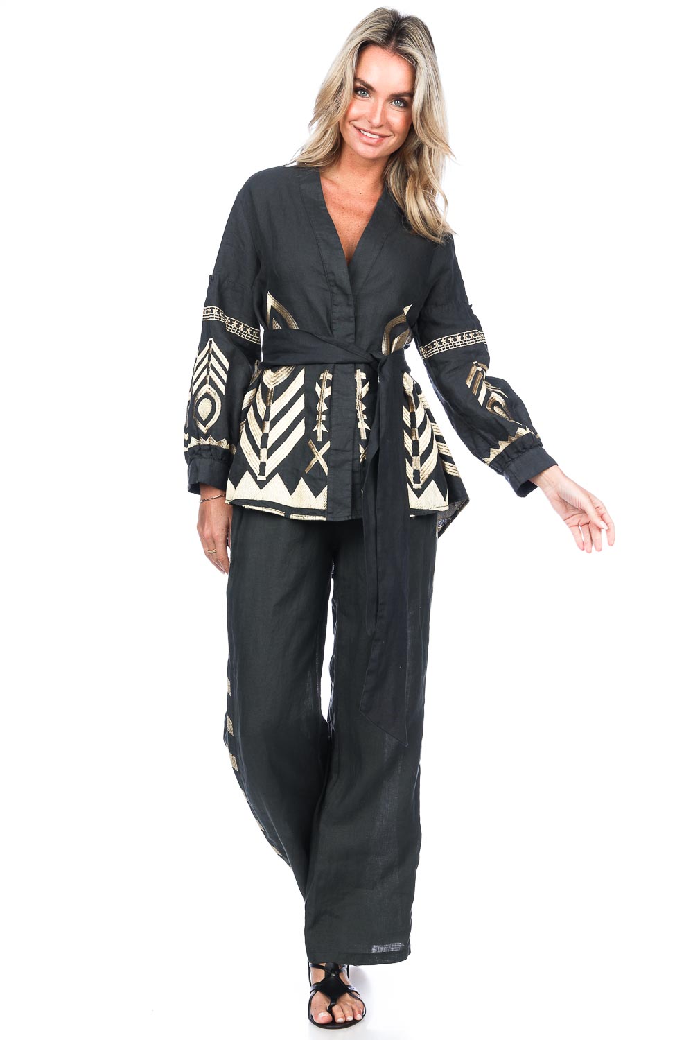 NEXT Babyjongen Set van 3 babypyjama's met borduursel