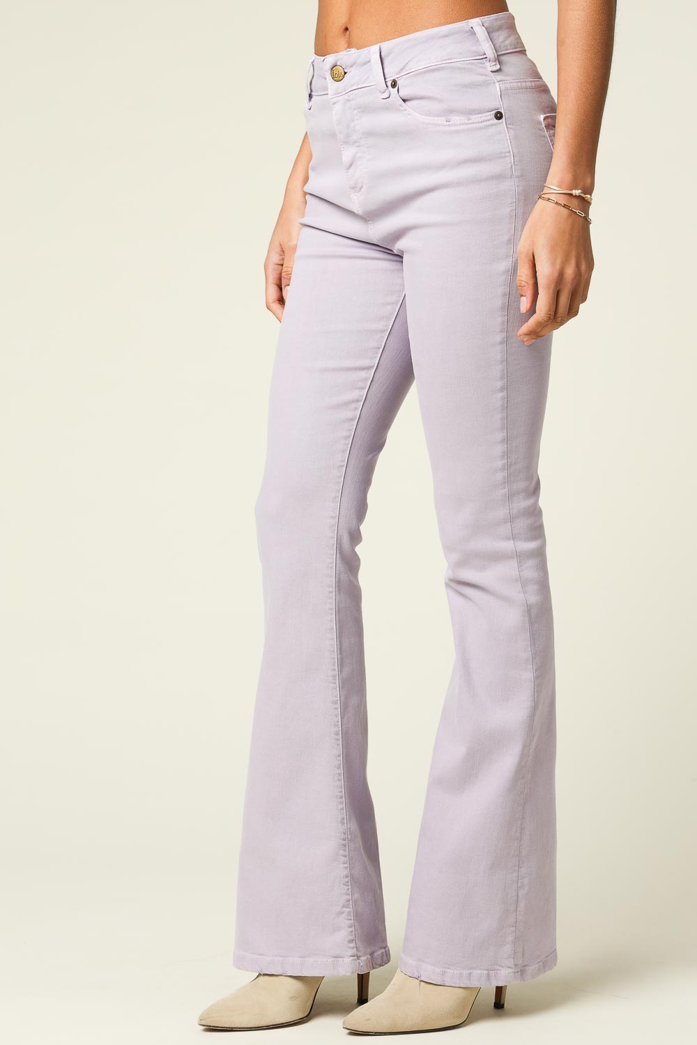 High waist flare jeans Raval L32 | paars | Lois Jeans | Little Soho