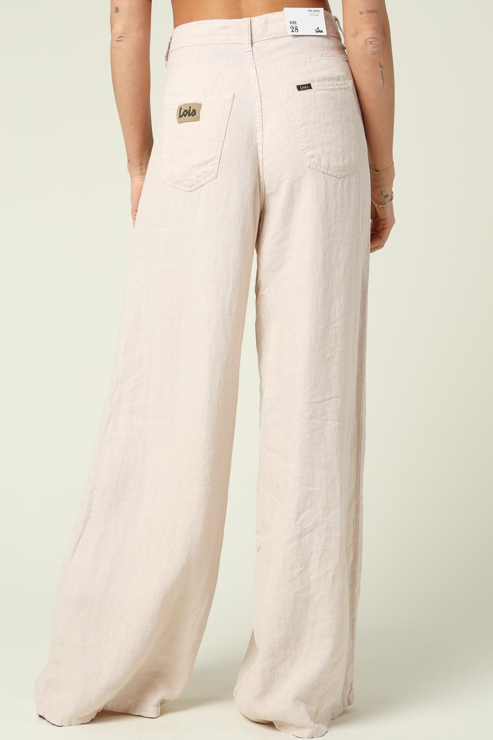 Indicode Heren Veneto Pants | Stoffen broek van linnen & katoen Navy L