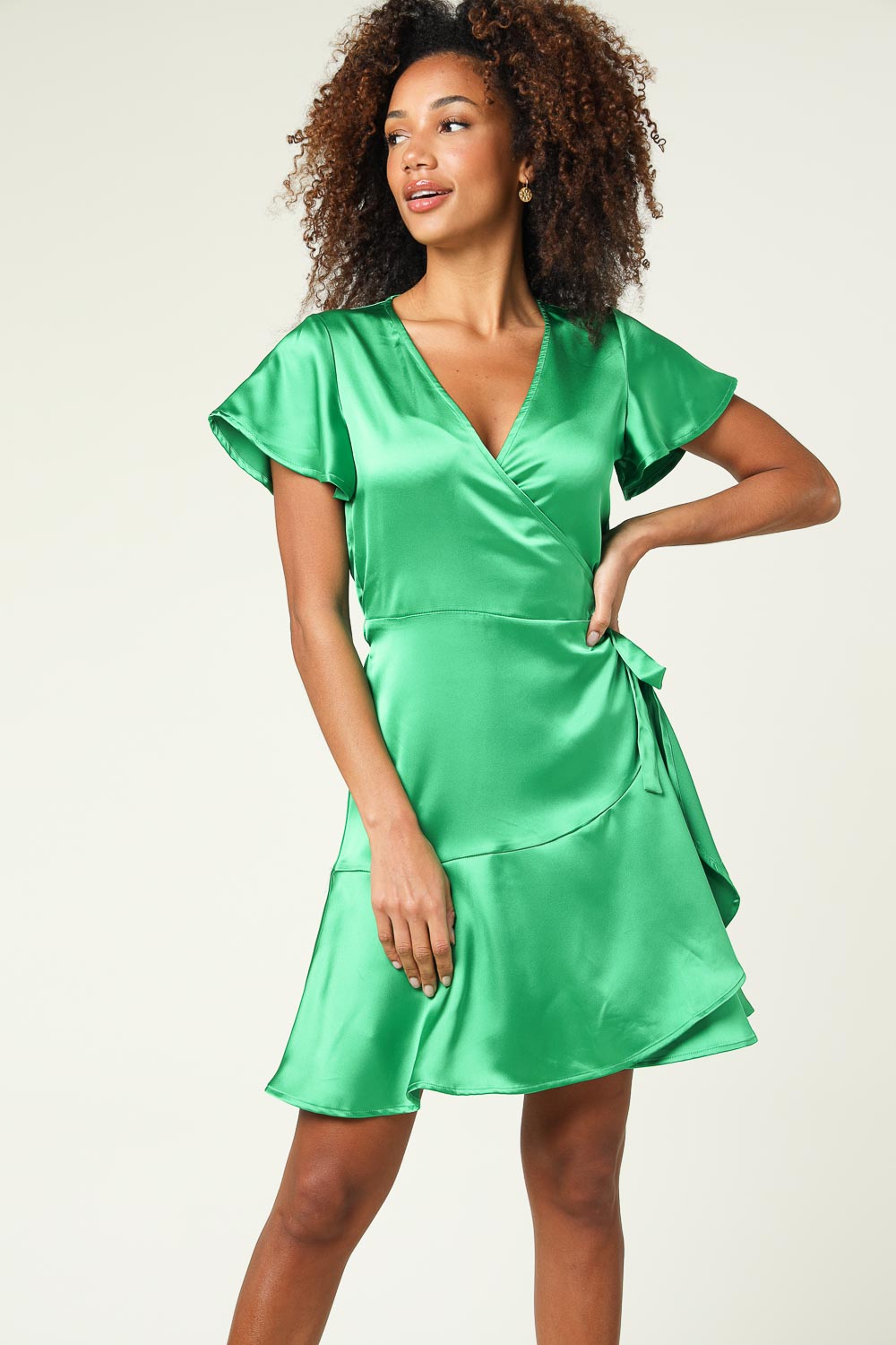 sachin and babi light blue dress Emerald Green Plain Bow Midi Strappy Elastic Knit Dress Trendyol : Evening  Dresses : VogaCloset Oman