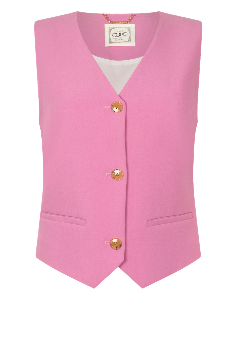 Lydia gilet - Roze