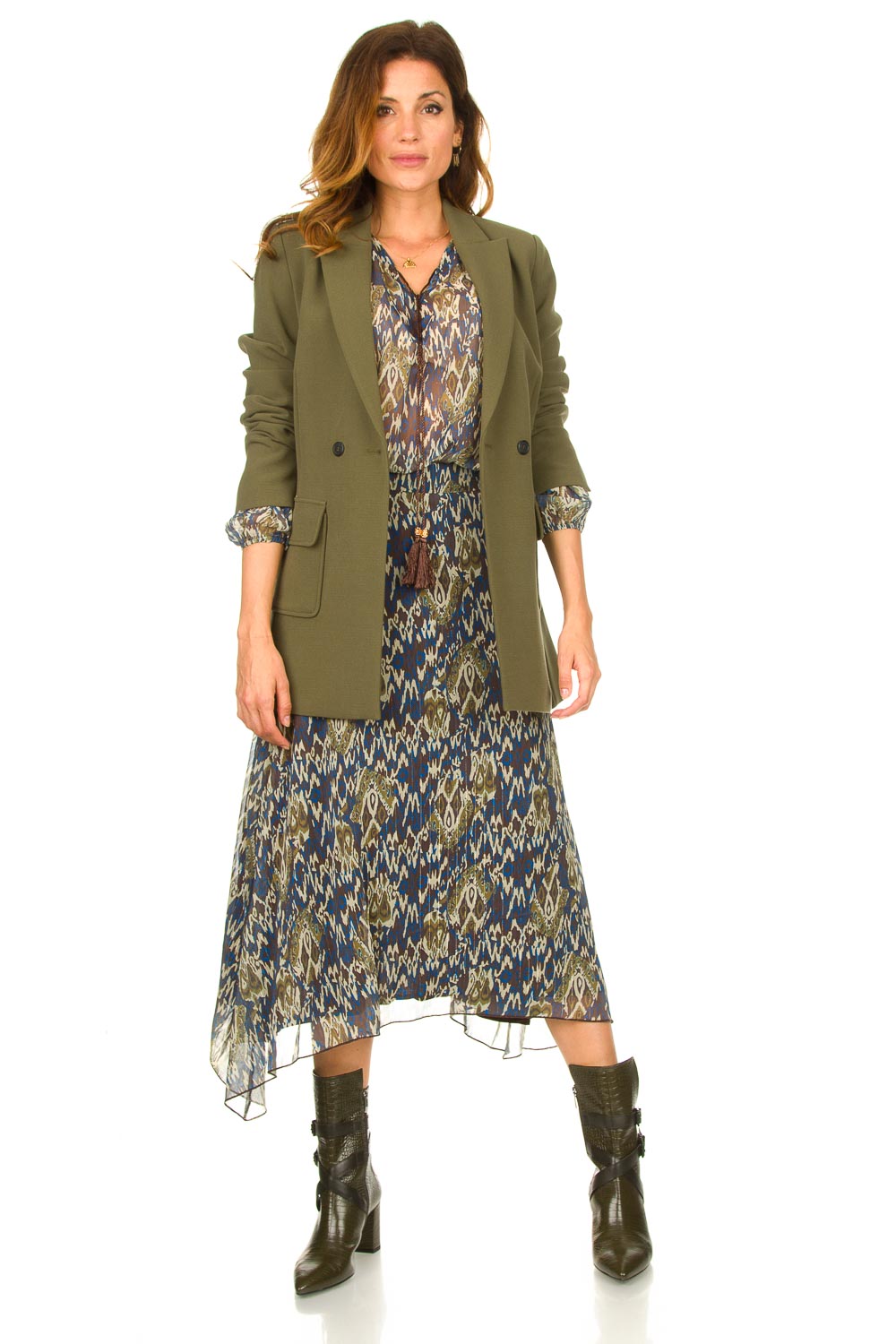 Look Midi skirt with print Caya
