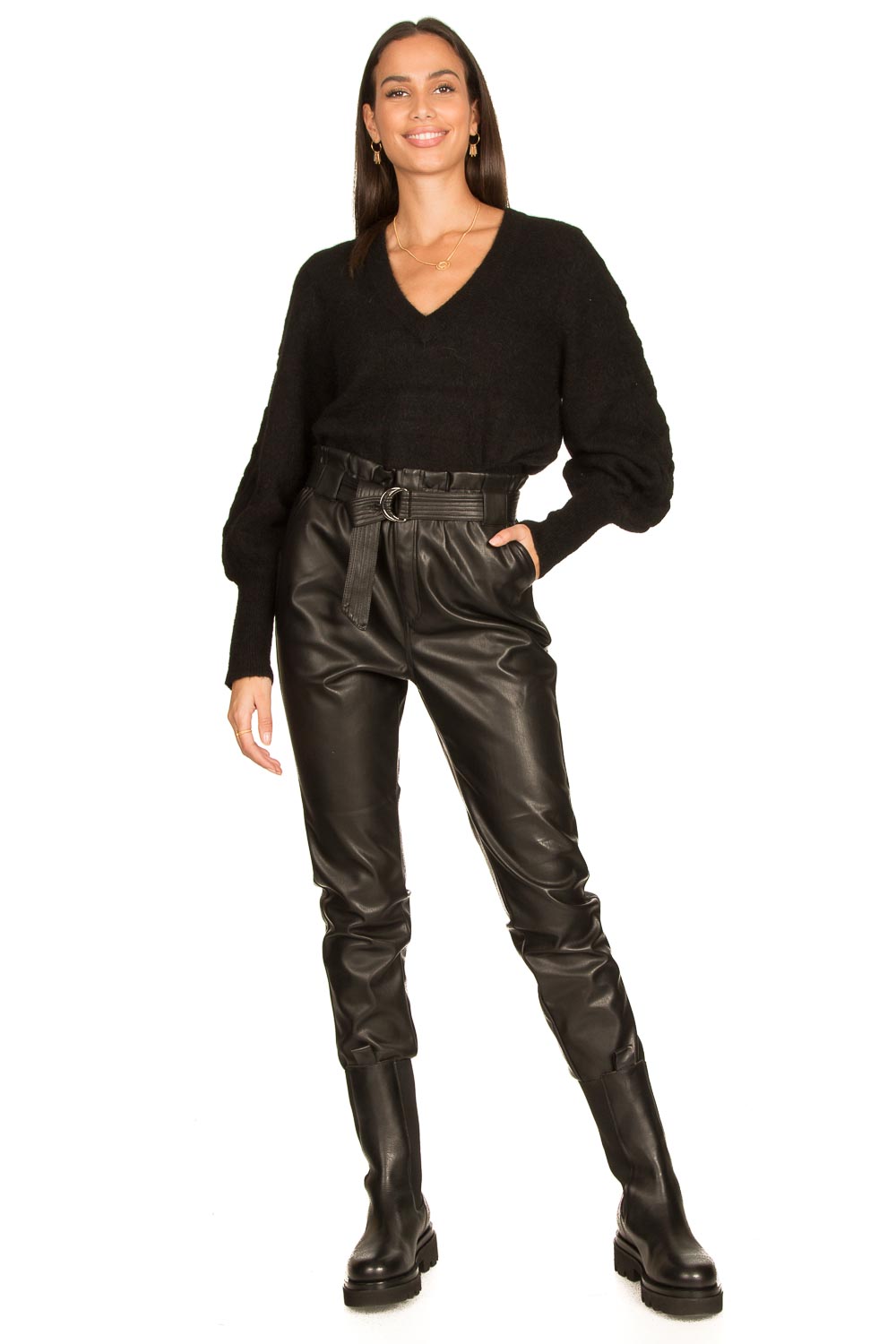 Look Faux leather pants Pamalla