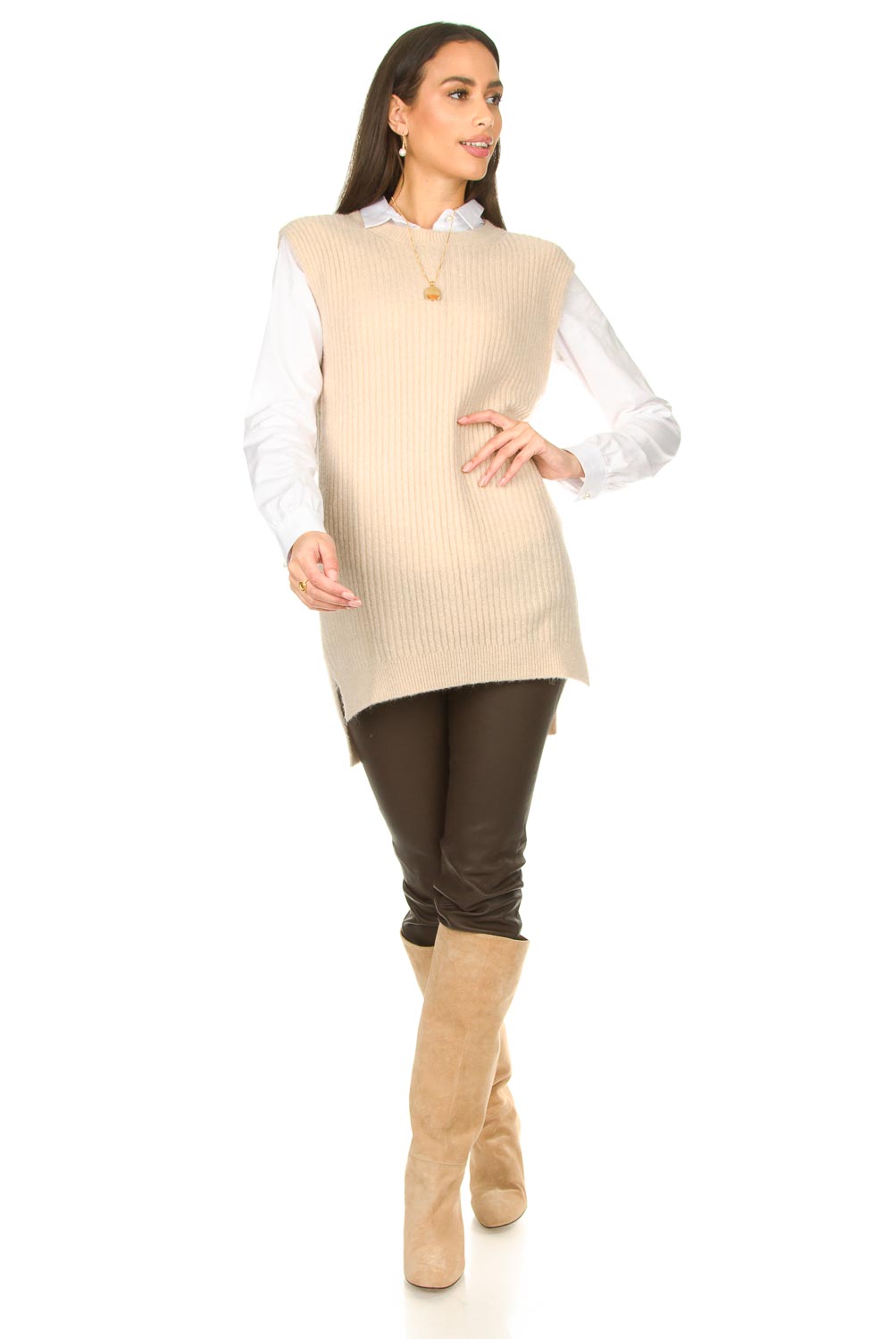 Look Knitted spencer Mava