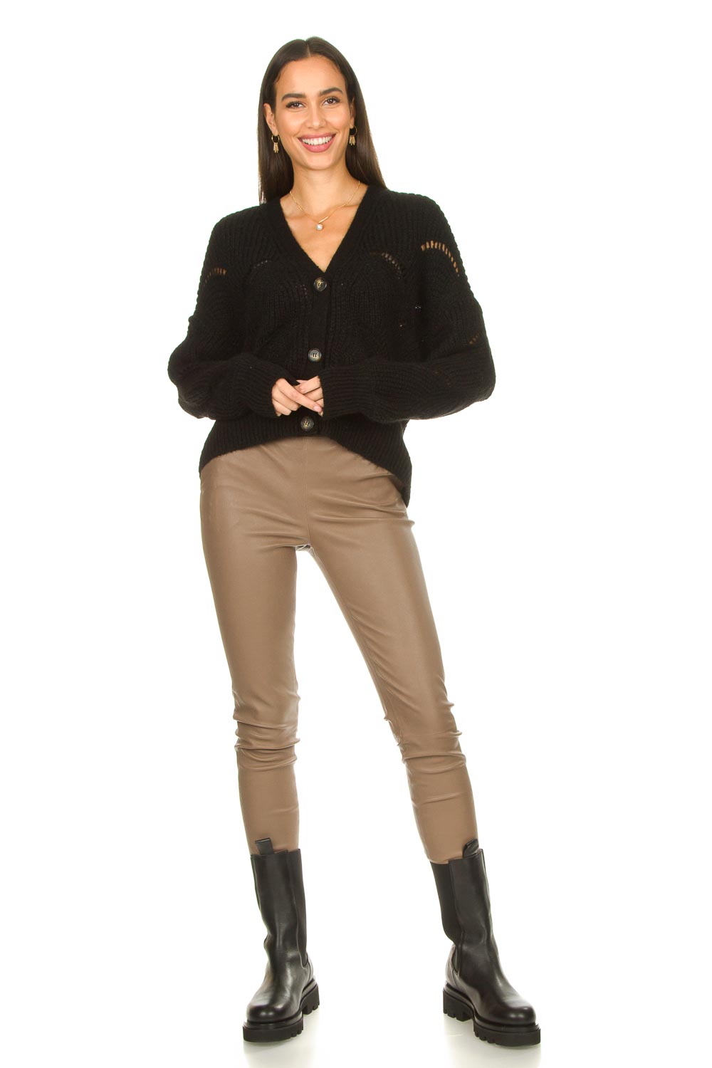 Look Open work cardigan Aria