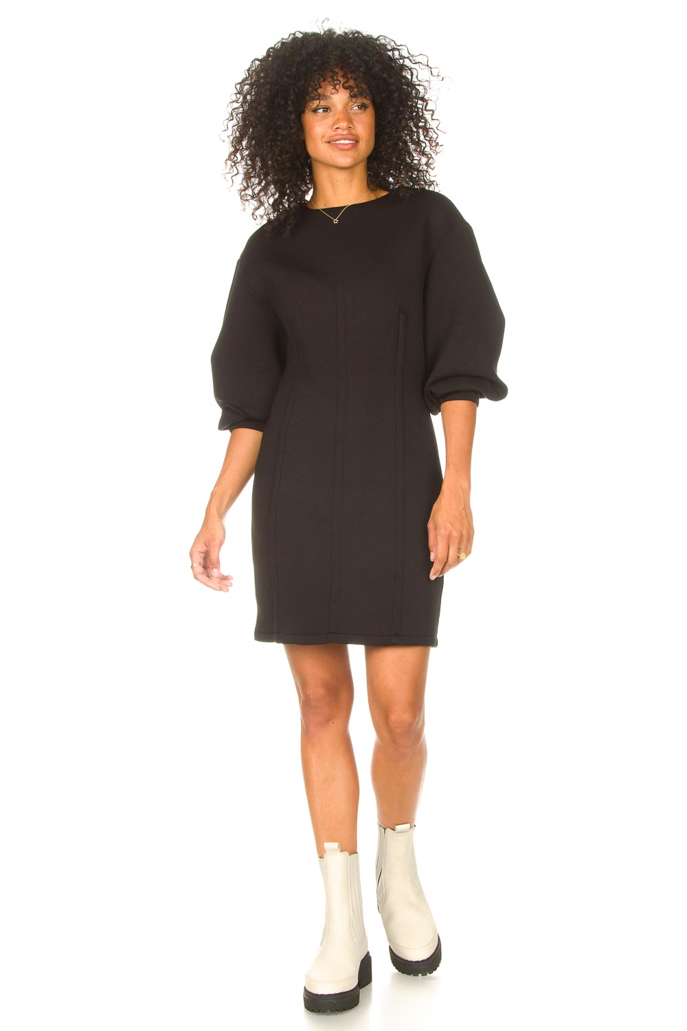 Dress with balloon sleeves Aladin Freebird Little Soho