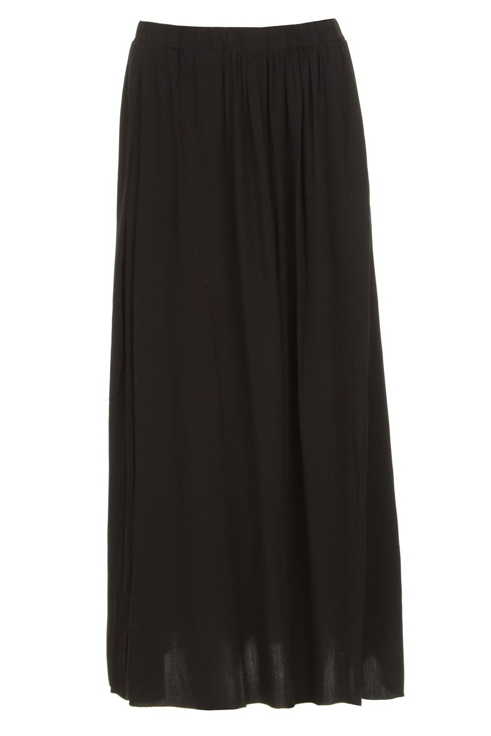 musicus Transformator verontschuldigen Maxi rok met zakken Rosita | zwart... | Knit-ted | Little Soho