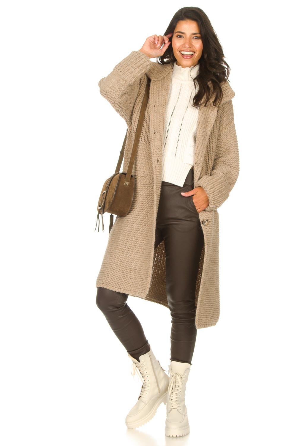 Musthave Deal Lang Gebreide Vesten