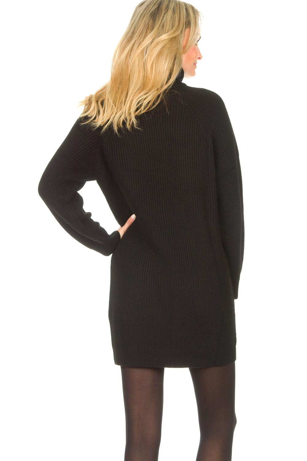 Knitted dress with zipper detail Pia | black... | Liu Jo | Little Soho Knitted dress with zipper detail Pia | black... | Liu Jo | Little Soho