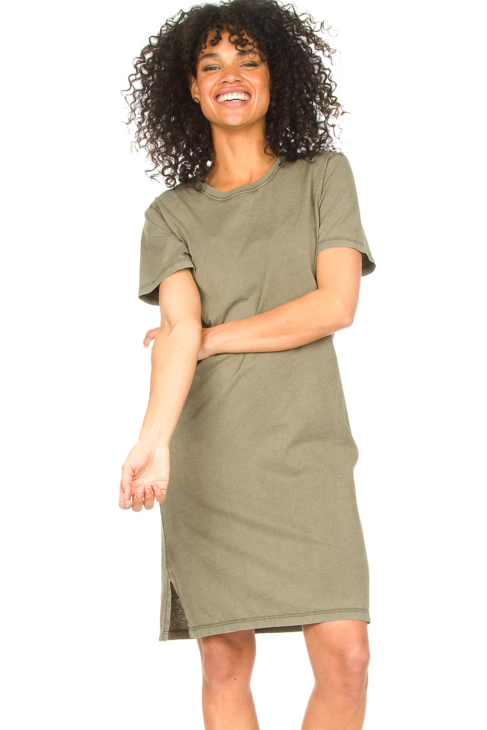 Organic cotton T-shirt dress Cayman | green... | Blaumax | Little Soho Organic cotton T-shirt dress Cayman | green... | Blaumax | Little Soho