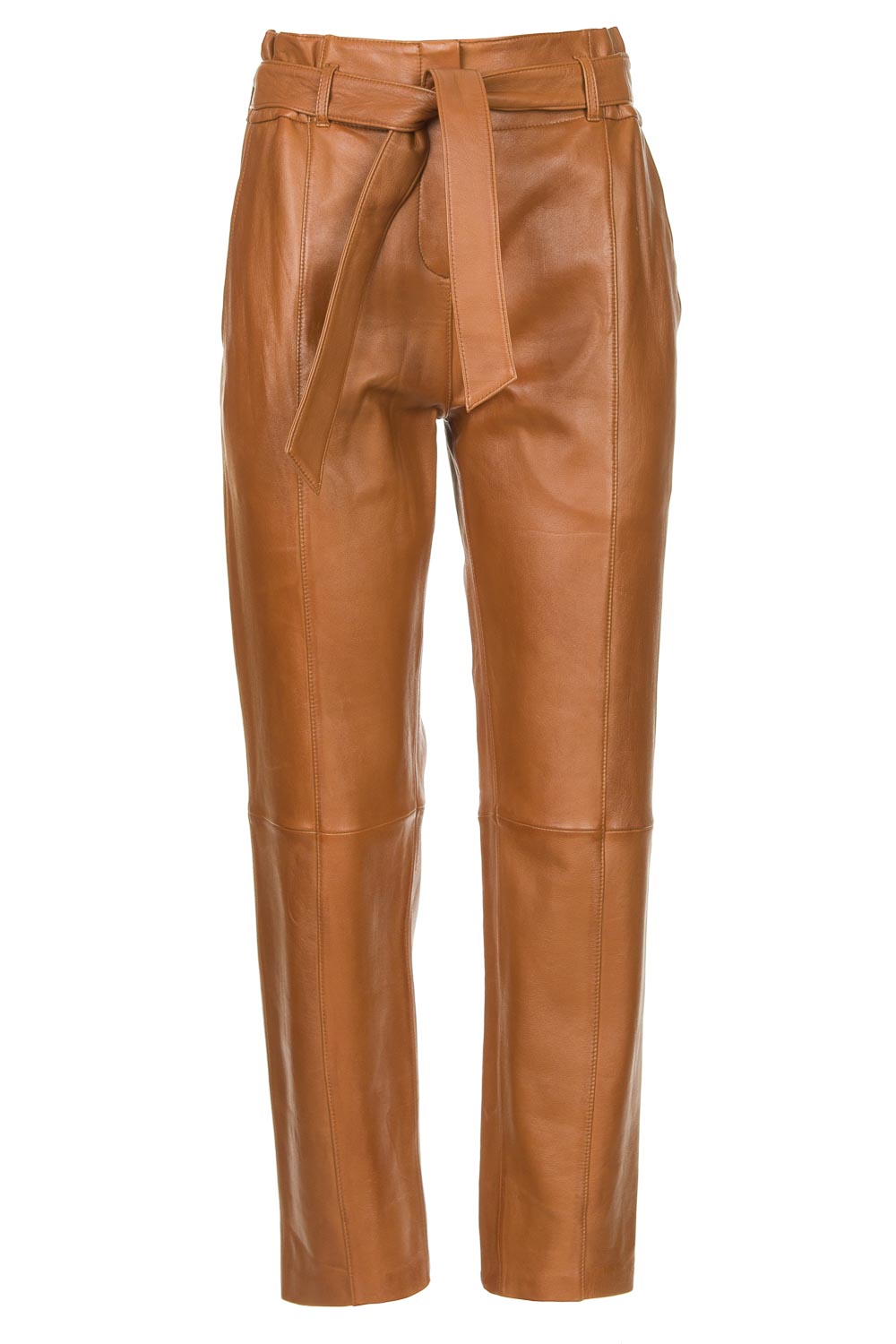 Leather paperbag pants Clarie STUDIO AR Little Soho