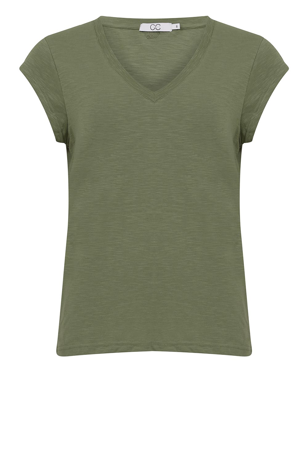 V-neck T-shirt Vera | green | CC 