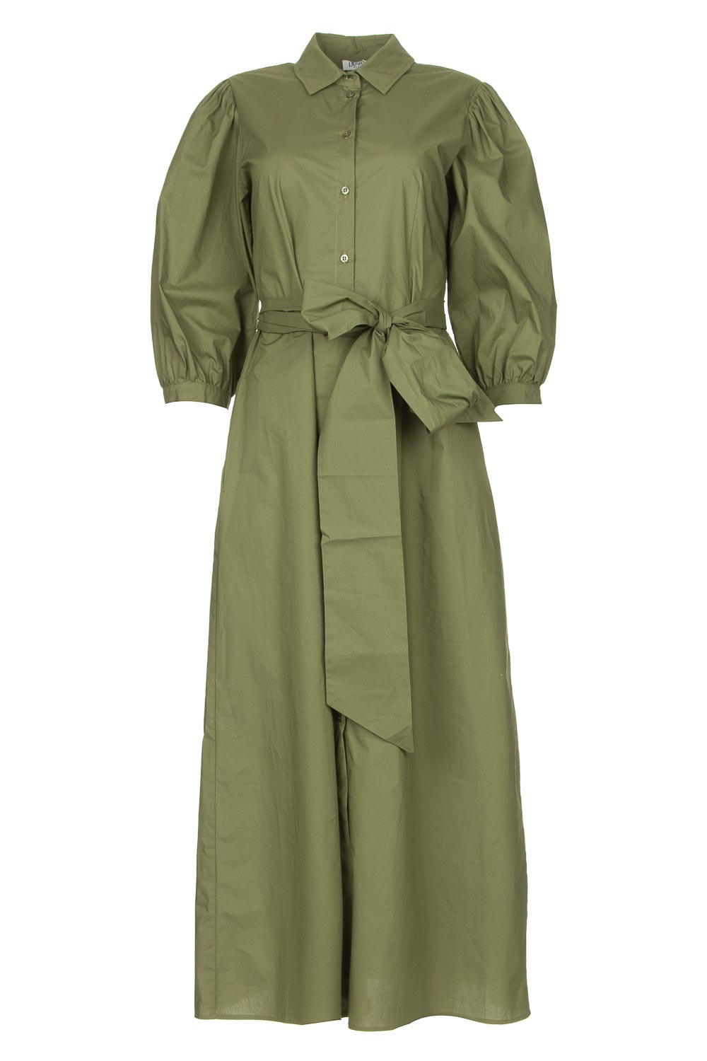 Poplin maxi dress Mari | green... | Liu Jo | Little Soho