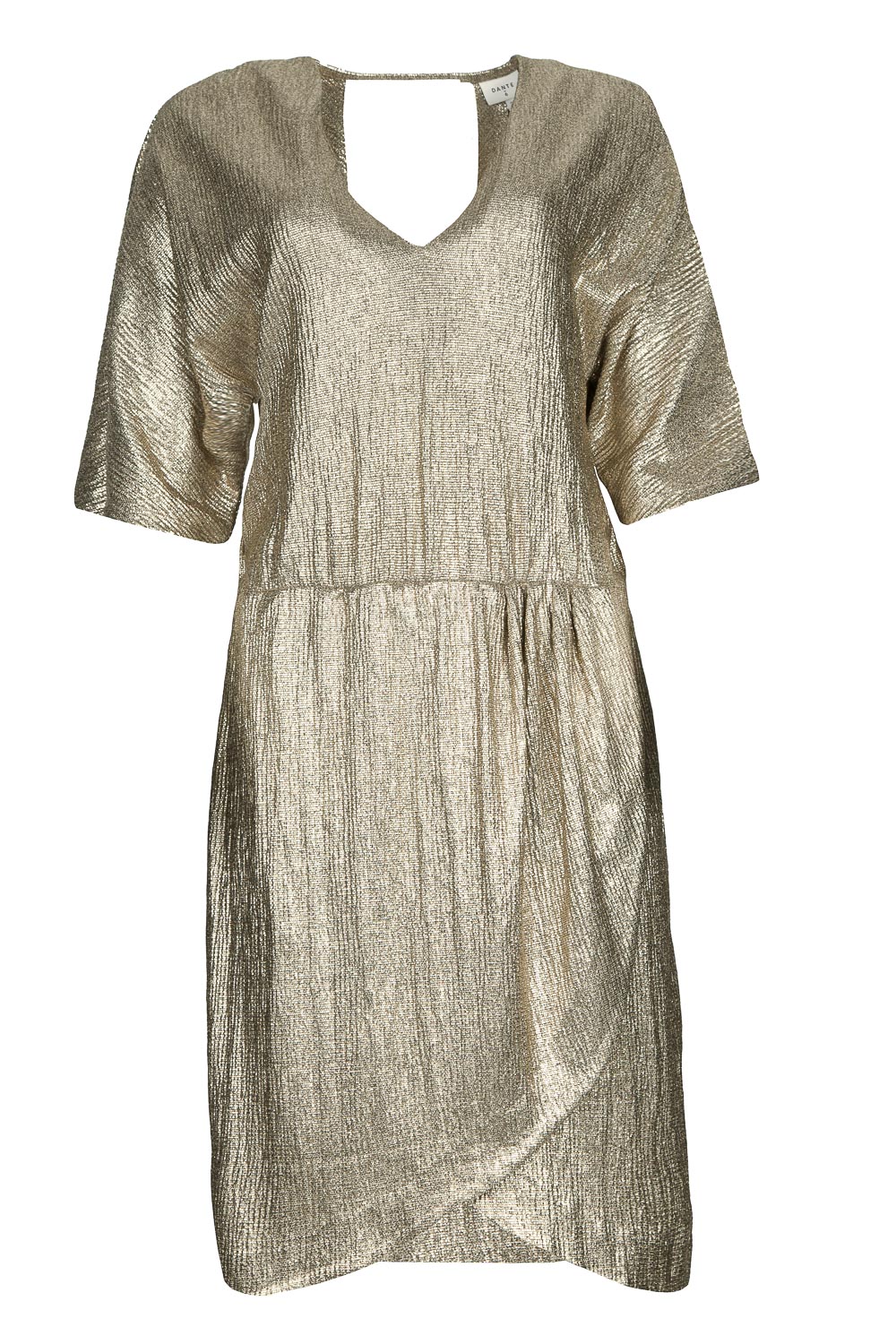 knee length dresses for ladies METALLIC STROKES RUMBLE TUNIC-BLUE – BeYoutiful Creations main image 0