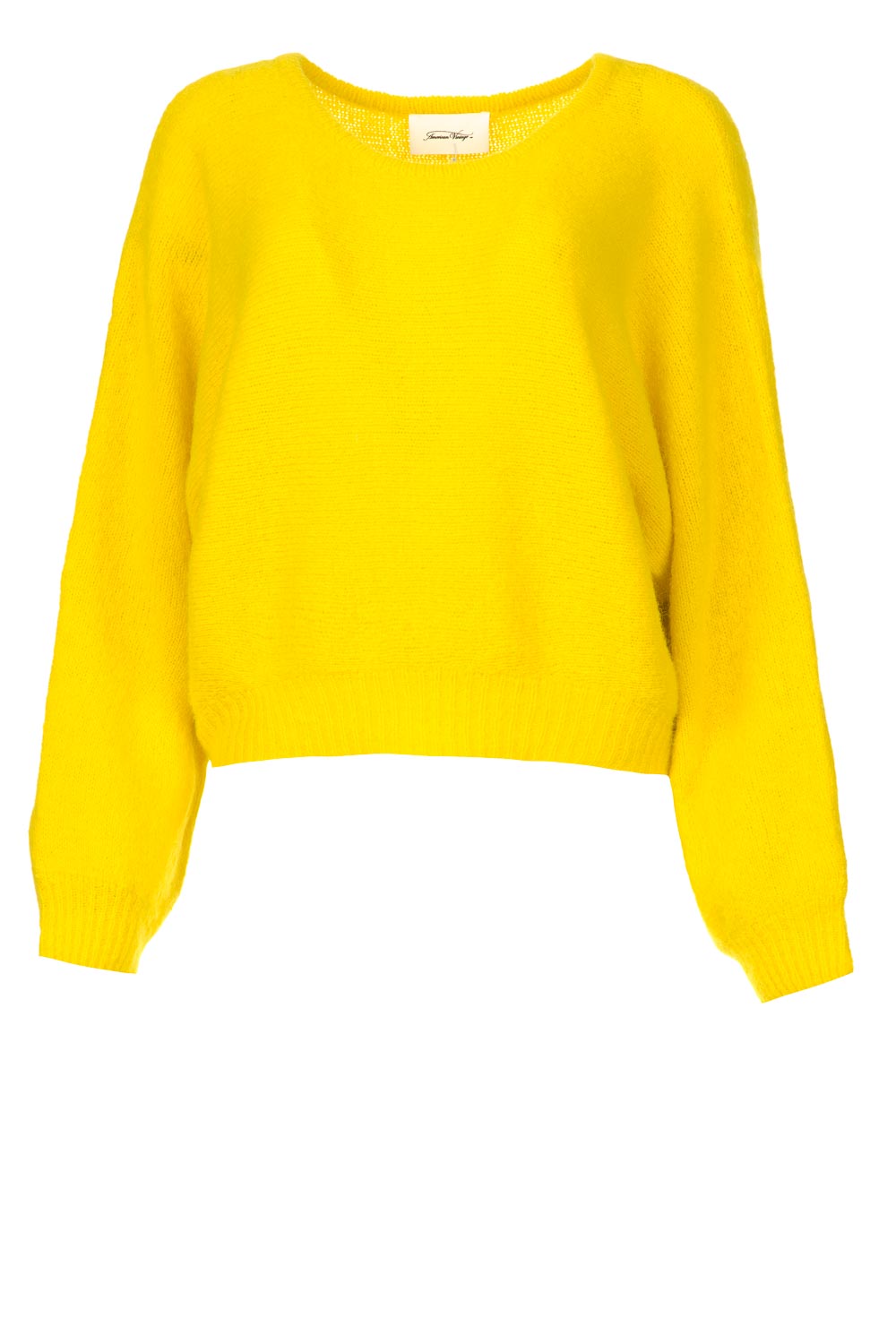 Gebreide trui East geel American Vintage Little Soho