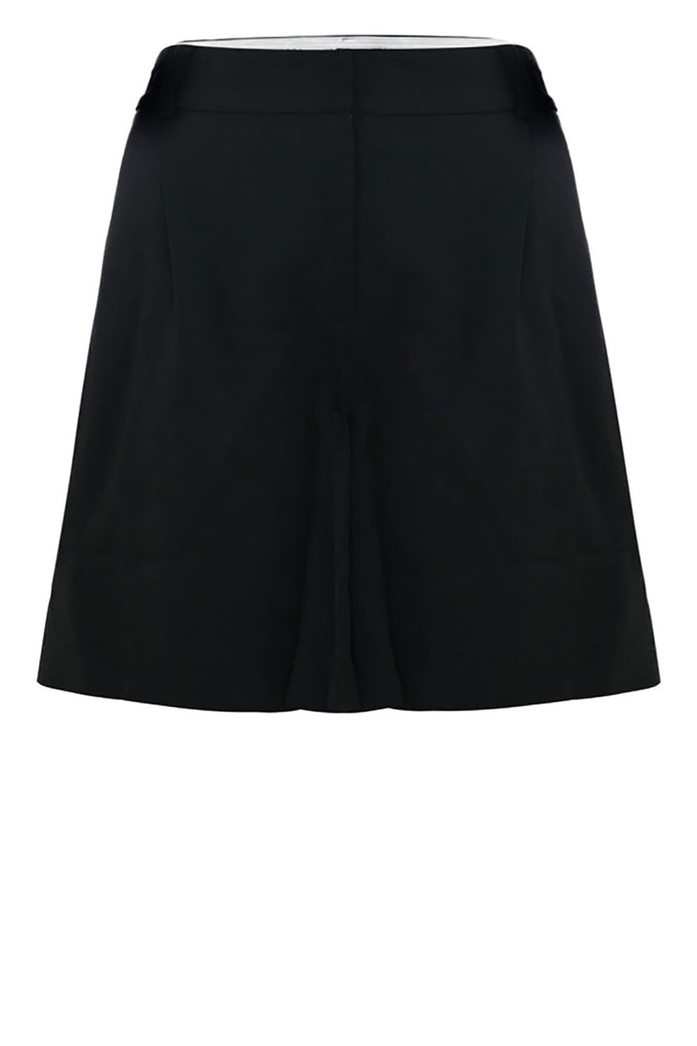 Kocca Geplooide shorts met paspelzakken Black Dames