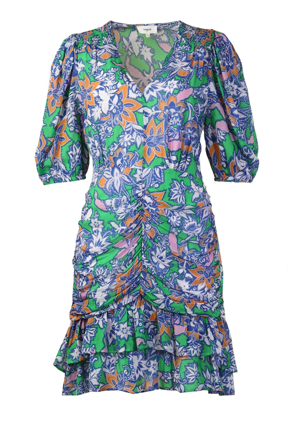 Suncoo Mini-jurk met print Clarine blauw