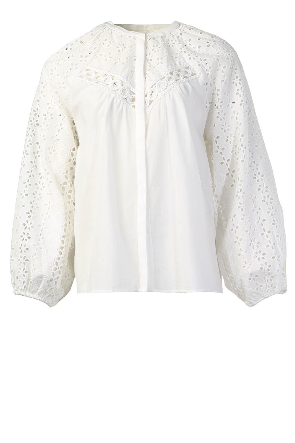 Suncoo Broderie blouse Lovely naturel