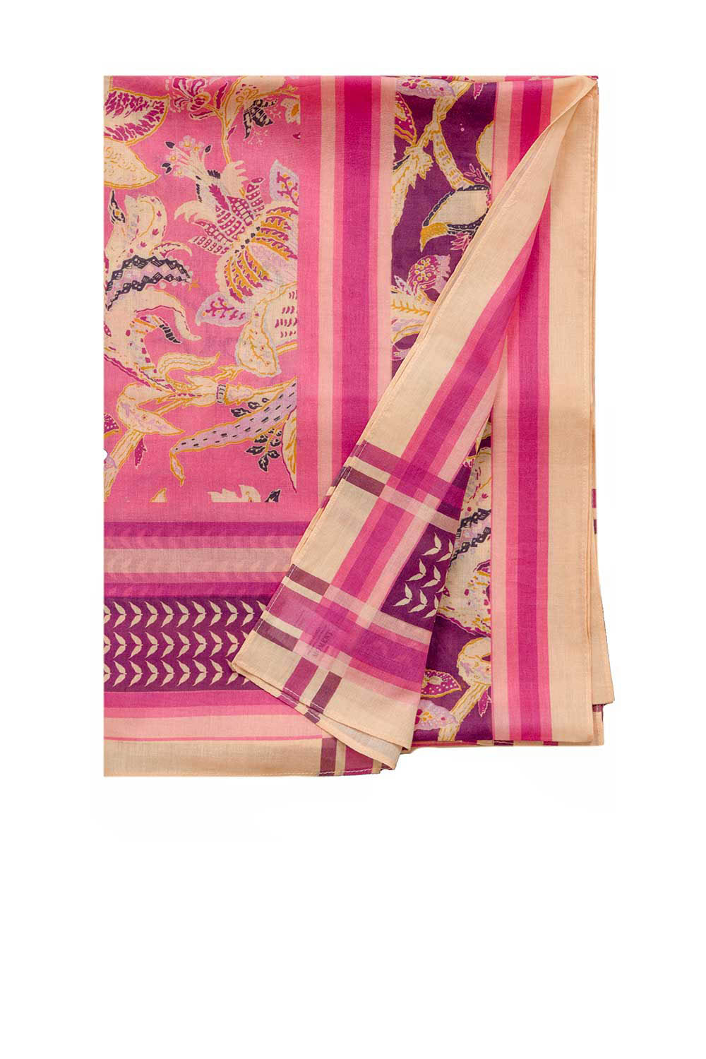 Moment Amsterdam Sjaal met print Mira roze